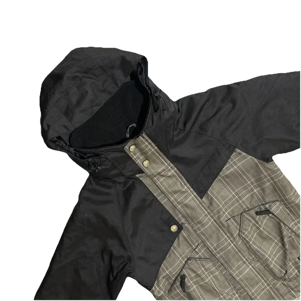 Triple Nickel 555 Plaid Ski Snowboard Jacket Water Resistant Insulated Size‎ 8